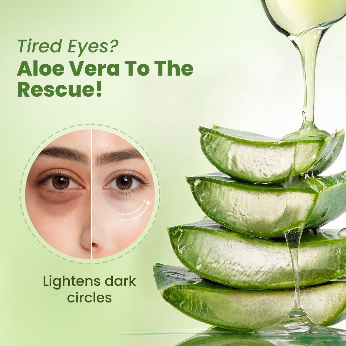 Hydra Eye Serum Patch with Aloe Vera